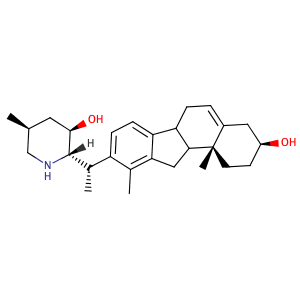 veratramine,CAS No. 60-70-8.