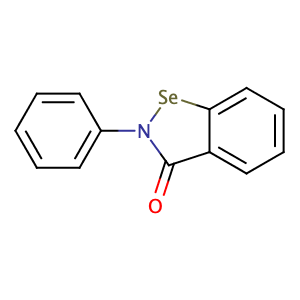 Ebselen,CAS No. 60940-34-3.