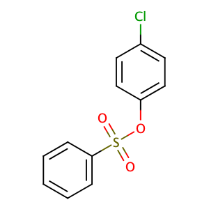 (4-chlorophenyl) benzenesulfonate,CAS No. 80-38-6.