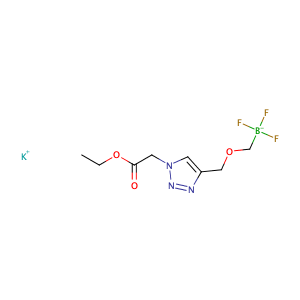 potassium (((1-(2-ethoxy-2-oxoethyl)-1H-1,2,3-triazol-4-yl)methoxy)methyl)trifluoroborate,CAS No. 898544-69-9.
