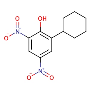 2-cyclohexyl-4,6-dinitrophenol,CAS No. 131-89-5.