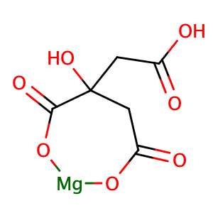 magnesium 3-carboxy-3-hydroxypentanedioate,CAS No. 144-23-0.