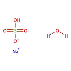 Sodium bisulfate monohydrate,CAS No. 10034-88-5.