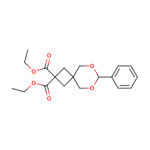 diethyl 7-phenyl-6,8-dioxaspiro[3.5]nonane-2,2-dicarboxylate,CAS No. 142733-60-6.