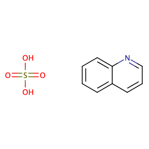 quinoline; sulfuric acid,CAS No. 530-66-5.