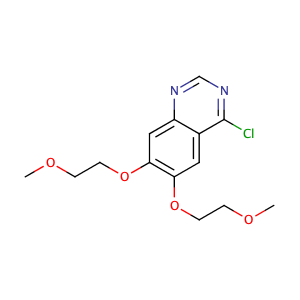 4-Chloro-6,7-bis(2-methoxyethoxy)quinazoline,CAS No. 183322-18-1.