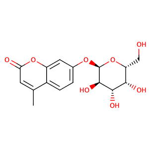 4-methylumbellifenyl ±-D-galactopyranoside,CAS No. 38597-12-5.