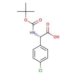 (S)-tert-Butoxycarbonylamino-(4-chloro-phenyl)-acetic acid,CAS No. 917027-02-2.