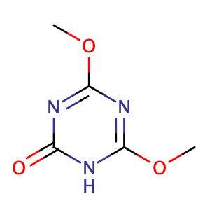 4,6-dimethoxy-1H-1,3,5-triazin-2-one,CAS No. 1075-59-8.