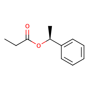 1-Phenylethyl propionate,CAS No. 120-45-6.