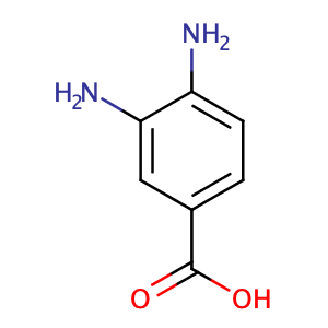 3,4-Diaminobenzoic acid,CAS No. 619-05-6.