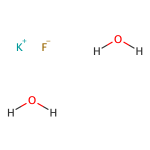 Potassium fluoride dihydrate,CAS No. 13455-21-5.