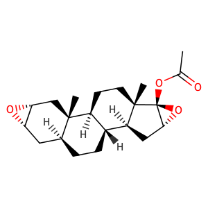 2a,3a,16a,17a-Diepoxy-17b-acetoxy-5a-androstane,CAS No. 50588-22-2.