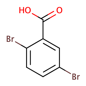 2,5-Dibromobenzoic acid,CAS No. 610-71-9.