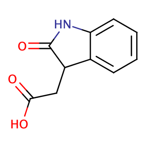 (2-oxo-2,3-dihydro-1H-indol-3-yl)acetic acid,CAS No. 2971-31-5.