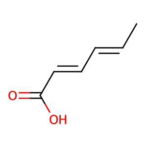 Sorbic acid,CAS No. 110-44-1.