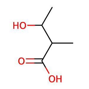 2-Methyl-3-hydroxybutyric acid,CAS No. 473-86-9.
