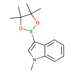 1-Methyl-3-(4,4,5,5-tetramethyl-1,3,2-dioxaborolan-2-yl)-1H-indole,CAS No. 683229-61-0.