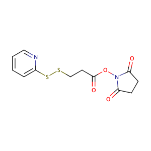 3-(2-Pyridyldithio)propionic Acid N-Succinimidyl Ester,CAS No. 68181-17-9.