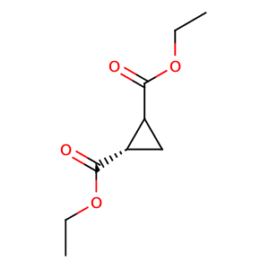 Diethyltrans-cyclopropane-1,2-dicarboxylate,CAS No. 3999-55-1.