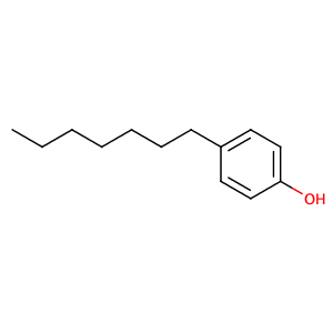 Phenol, 4-heptyl-,CAS No. 1987-50-4.