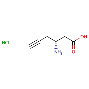 (R)-3-Amino-5-hexynoic acid hydrochloride,CAS No. 332064-87-6.