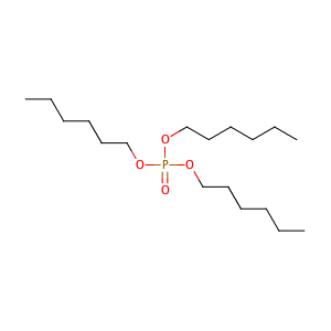 trihexyl phosphate,CAS No. 2528-39-4.