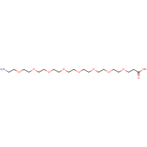 3-[2-(2-{2-[2-(2-{2-[2-(2-amino-ethoxy)-ethoxy]-ethoxy}-ethoxy)-ethoxy]-ethoxy}-ethoxy)-ethoxy]-propionic acid,CAS No. 756526-04-2.