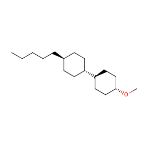 trans,trans-4\'-Pentyl-4-methoxy-bicyclohexyl,CAS No. 102714-95-4.