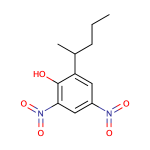 2,4-dinitro-6-pentan-2-ylphenol,CAS No. 4097-36-3.