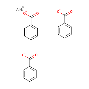 Benzoic acid, aluminum salt,CAS No. 555-32-8.