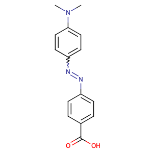 4-[[4-(dimethylamino)phenyl]diazenyl]benzoic acid,CAS No. 6268-49-1.