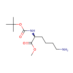 (S)-Methyl 6-amino-2-((tert-butoxycarbonyl)amino)hexanoate,CAS No. 55757-60-3.