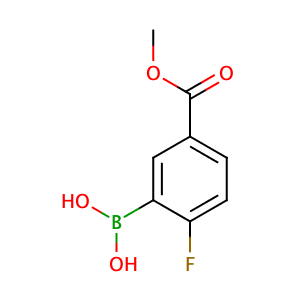 2-Fluoro-5-methoxycarbonylphenylboronic acid,CAS No. 850568-04-6.