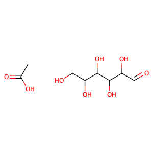acetic acid; 2,3,4,5,6-pentahydroxyhexanal,CAS No. 177317-30-5.