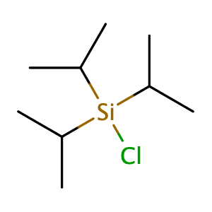 Triisopropylsilyl chloride,CAS No. 13154-24-0.
