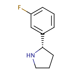 (S)-2-(3-Fluorophenyl)pyrrolidine,CAS No. 920274-04-0.