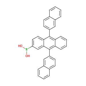 (9,10-Di(naphthalen-2-yl)anthracen-2-yl)boronic acid,CAS No. 867044-28-8.