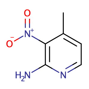 2-Amino-4-methyl-3-nitropyridine,CAS No. 6635-86-5.