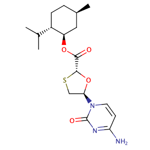 (2R,5S)-(1R,2S,5R)-2-Isopropyl-5-methylcyclohexyl 5-(4-amino-2-oxopyrimidin-1(2H)-yl)-1,3-oxathiolane-2-carboxylate,CAS No. 147027-10-9.