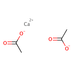 Calcium acetate,CAS No. 62-54-4.