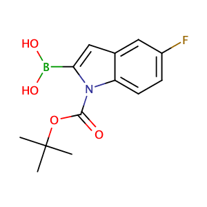 1-Boc-5-Fluoro-1H-indole-2-boronic acid,CAS No. 352359-23-0.