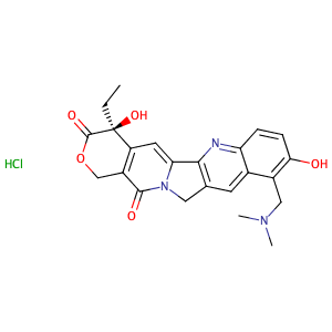 Topotecan hydrochloride,CAS No. 119413-54-6.