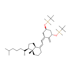[[(1a,3b,5E,7E)-9,10-Secocholesta-5,7,10(19)-triene-1,3-diyl]bis(oxy)]bis[(1,1-dimethylethyl)dimethylsilane],CAS No. 112670-85-6.