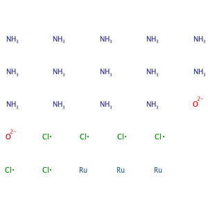Tetradecaamminedi-mu-oxotriruthenium(6+) hexachloride,CAS No. 25125-46-6.