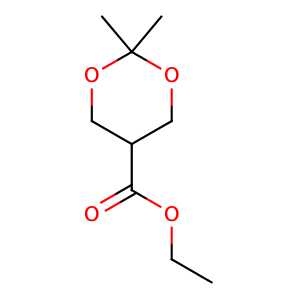 2,2-dimethyl-5-ethoxycarbonyl-1,3-dioxane,CAS No. 82962-54-7.