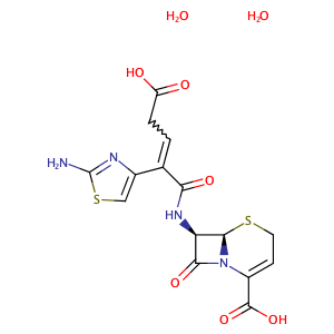 Ceftibuten dihydrate,CAS No. 118081-34-8.