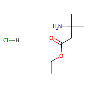 ethyl 3-amino-3-methylbutanoate hydrochloride,CAS No. 85532-40-7.