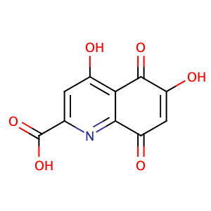 4,6-dihydroxy-5,8-dioxo-5,8-dihydro-quinoline-2-carboxylic acid,CAS No. 98948-82-4.