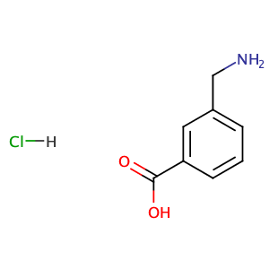 3-(Aminomethyl)benzoic acid hydrochloride,CAS No. 876-03-9.